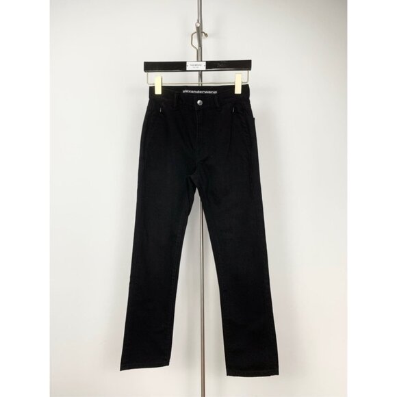 【送料&関税込】Alexander Wang Jeans In Black Cotton Alexander Wang Jeans In Black Cotton | italist